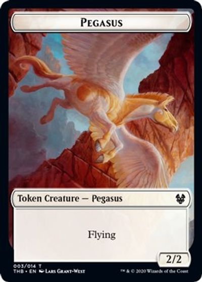 Pegasus // Wall Double-Sided Token [Challenger Decks 2021 Tokens] | Lots Moore NSW