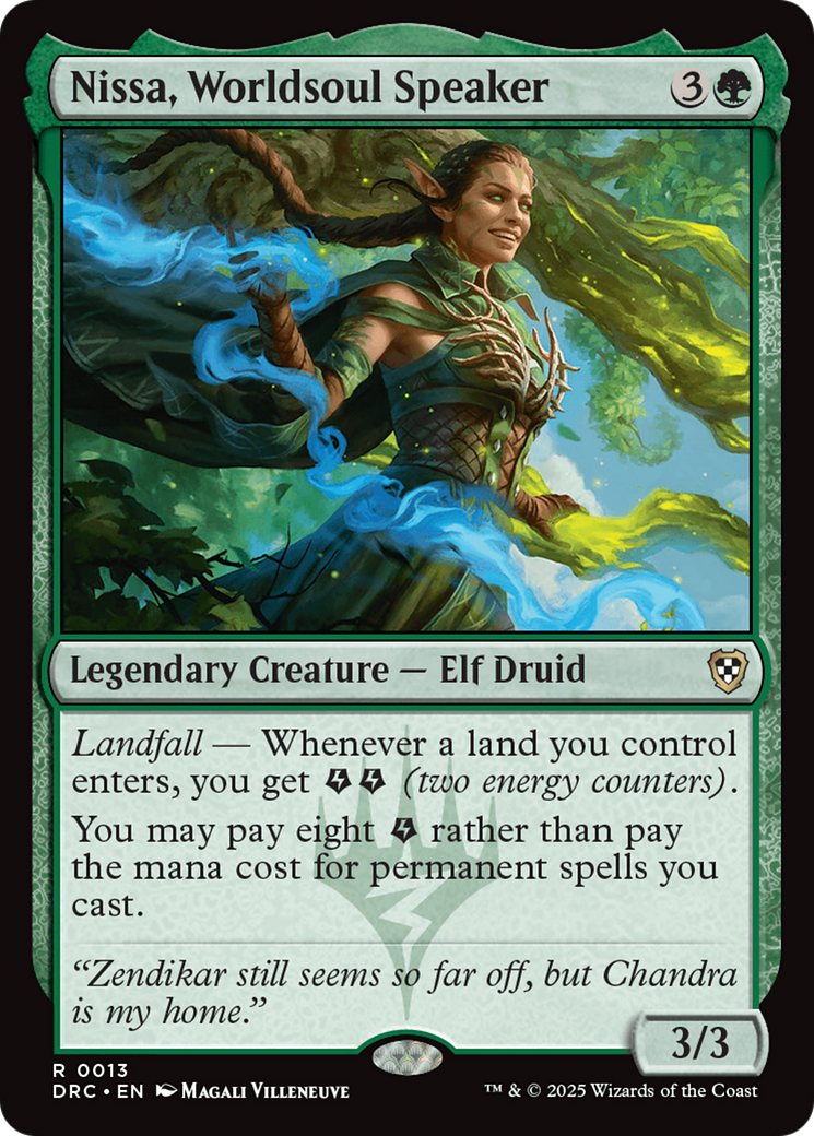 Nissa, Worldsoul Speaker [Aetherdrift Commander] | Lots Moore NSW