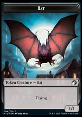 Human // Bat Double-Sided Token [Innistrad: Midnight Hunt Tokens] | Lots Moore NSW