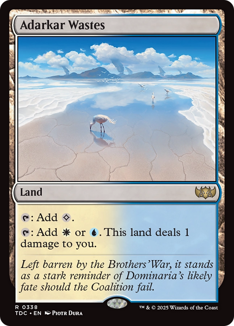 Adarkar Wastes [Tarkir: Dragonstorm Commander] | Lots Moore NSW