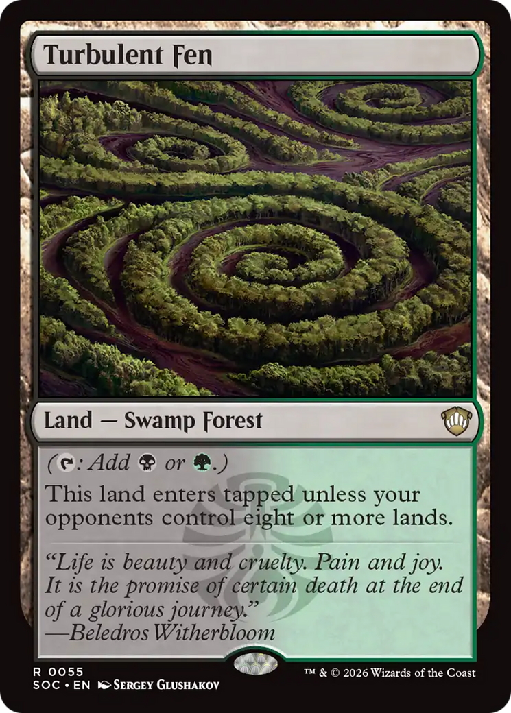 Turbulent Fen [Secrets of Strixhaven Commander] Magic: The Gathering | Lots Moore NSW