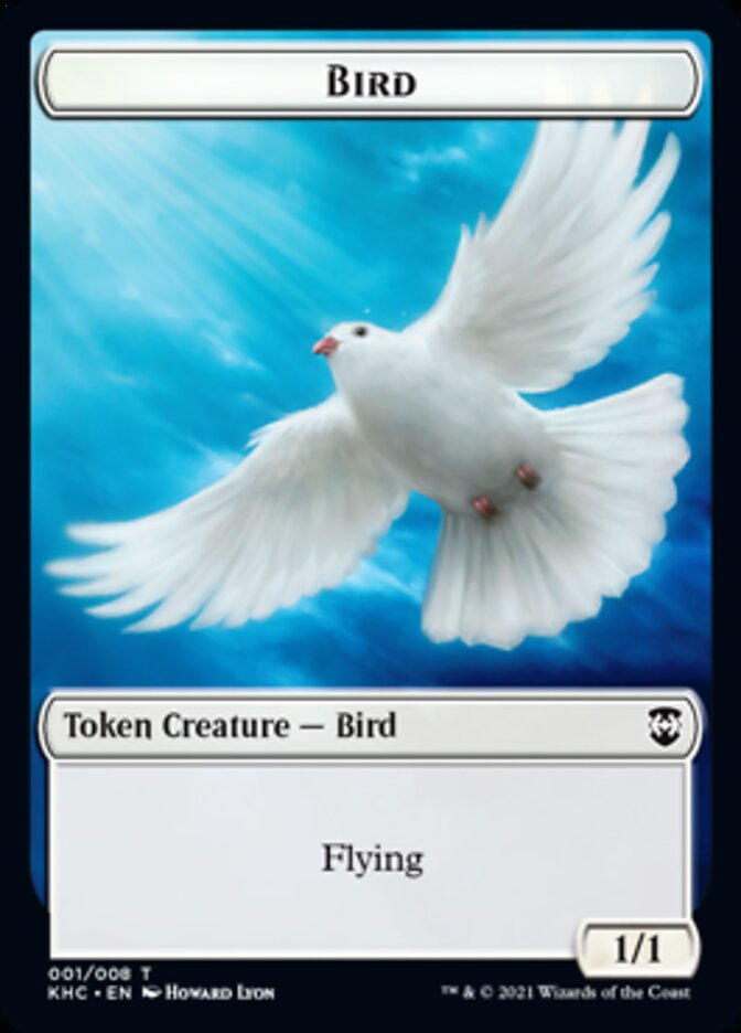 Bird Token [Kaldheim Commander Tokens] | Lots Moore NSW