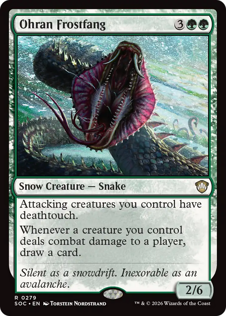 Ohran Frostfang [Secrets of Strixhaven Commander] Magic: The Gathering | Lots Moore NSW