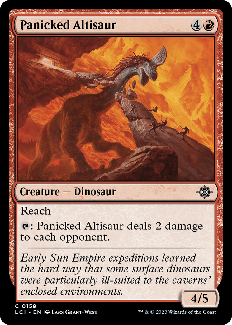 Panicked Altisaur [The Lost Caverns of Ixalan] | Lots Moore NSW