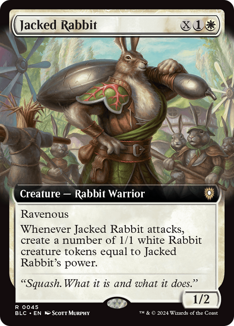 Jacked Rabbit (Extended Art) [Bloomburrow Commander] | Lots Moore NSW