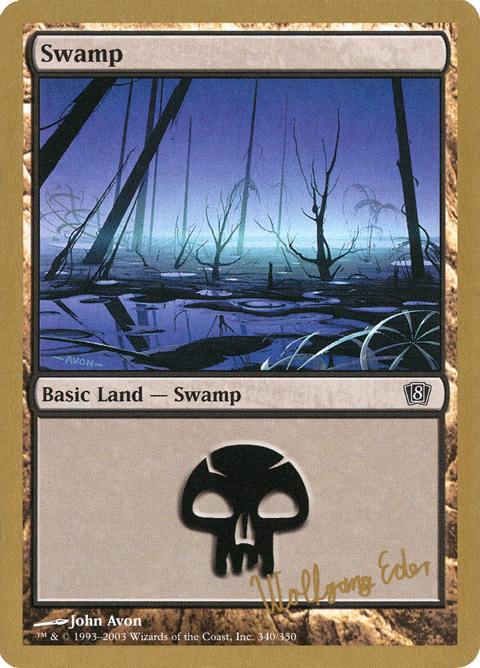 Swamp (we340) (Wolfgang Eder) [World Championship Decks 2003] | Lots Moore NSW