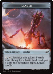 Robot // Lander (0007) Double-Sided Token [Edge of Eternities Tokens] | Lots Moore NSW