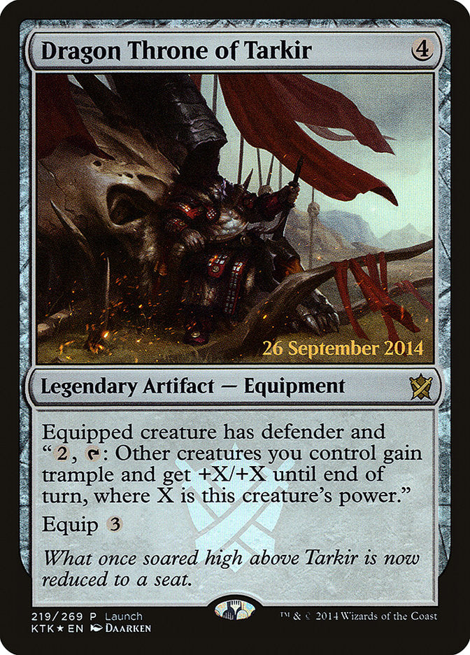 Dragon Throne of Tarkir (Launch) [Khans of Tarkir Prerelease Promos] | Lots Moore NSW