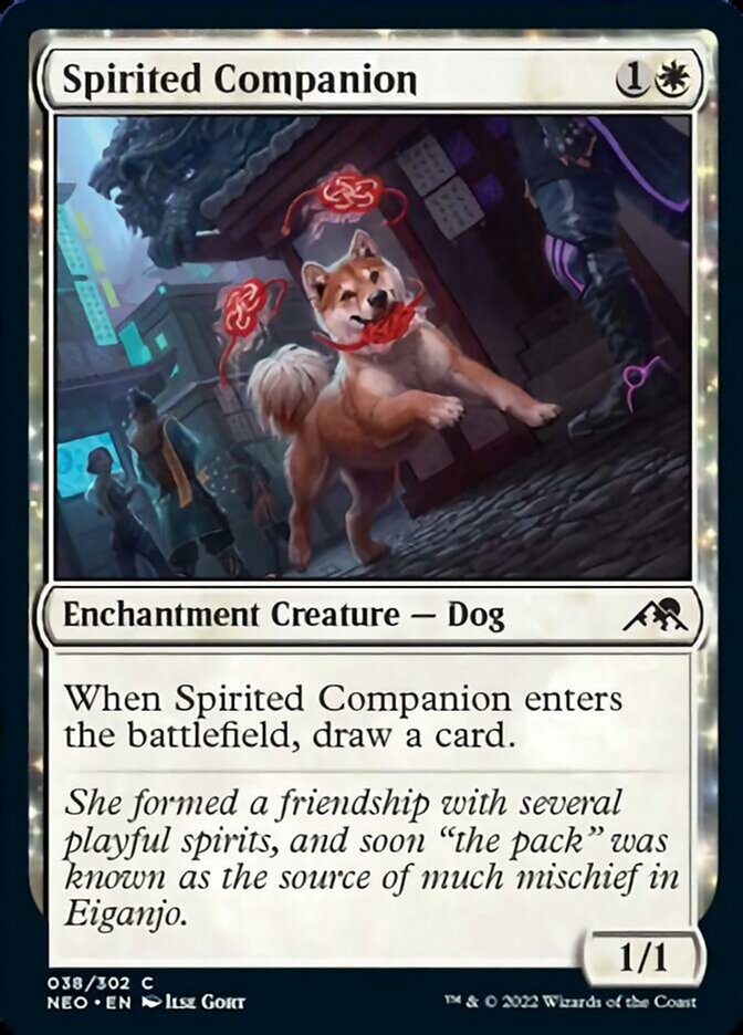 Spirited Companion [Kamigawa: Neon Dynasty] | Lots Moore NSW