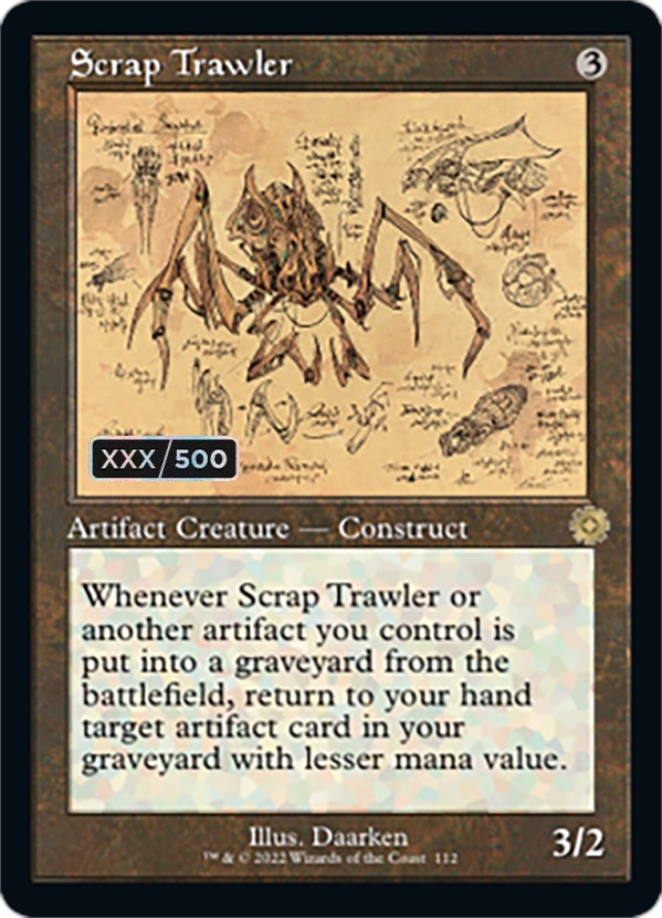 Scrap Trawler (Retro Schematic) (Serialized) [The Brothers' War Retro Artifacts] | Lots Moore NSW