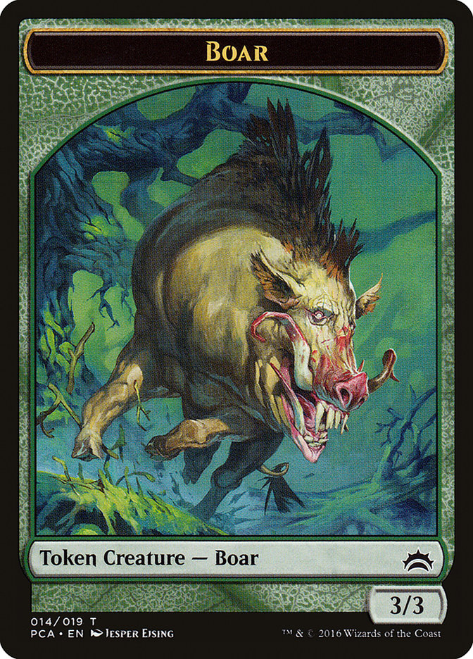 Boar Token [Planechase Anthology Tokens] | Lots Moore NSW