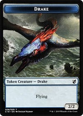 Drake // Human Double-Sided Token [Commander 2019 Tokens] | Lots Moore NSW