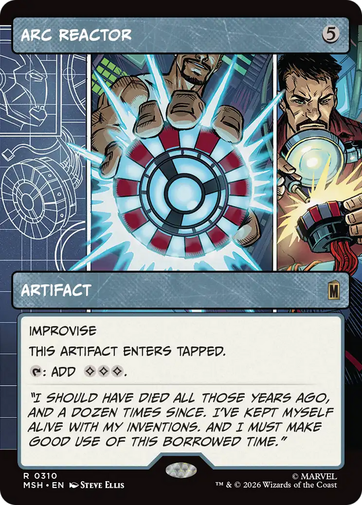Arc Reactor (Borderless) [Marvel Super Heroes] | Lots Moore NSW