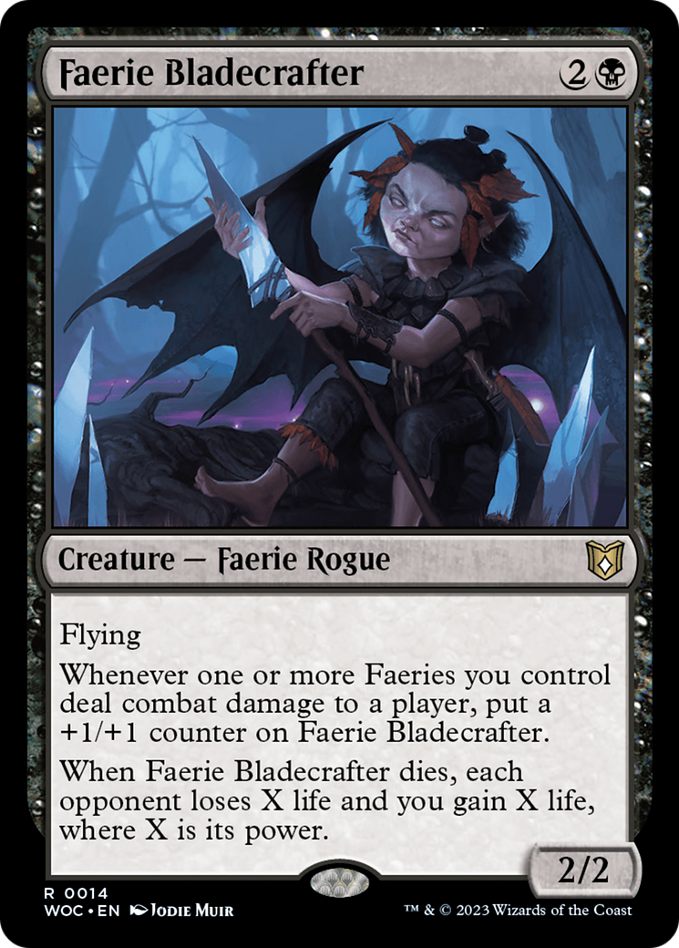 Faerie Bladecrafter [Wilds of Eldraine Commander] | Lots Moore NSW