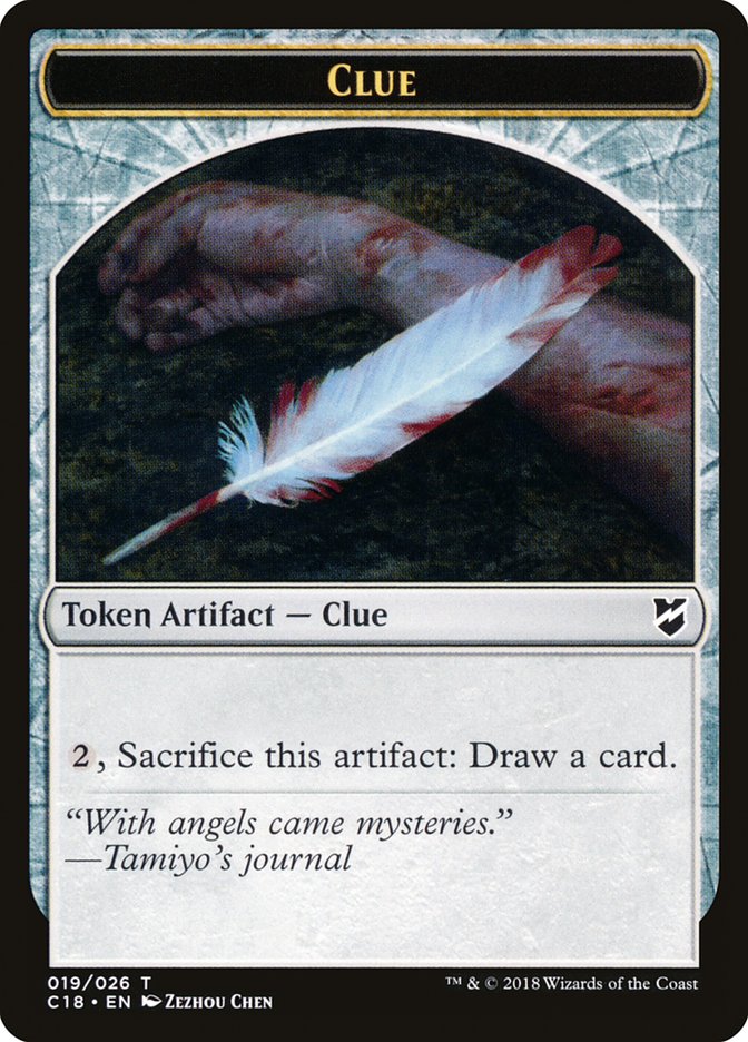 Clue Token [Commander 2018 Tokens] | Lots Moore NSW
