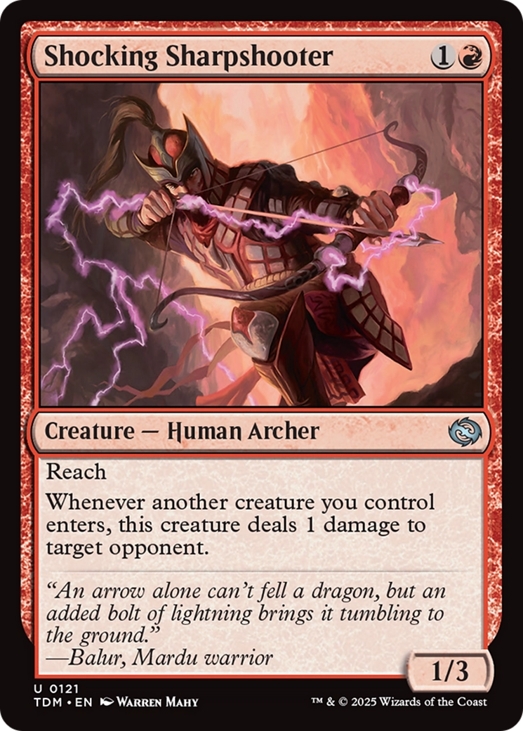 Shocking Sharpshooter [Tarkir: Dragonstorm] | Lots Moore NSW