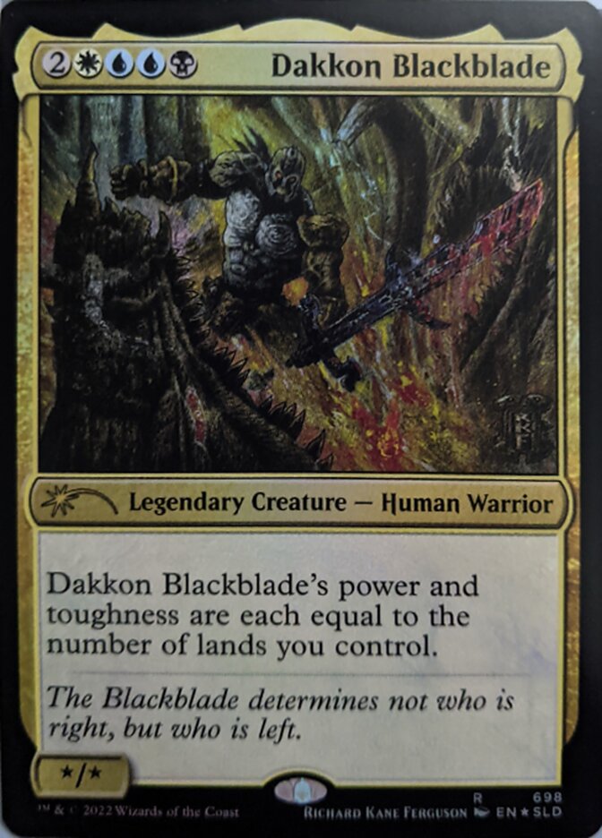 Dakkon Blackblade [Secret Lair Drop Promos] | Lots Moore NSW