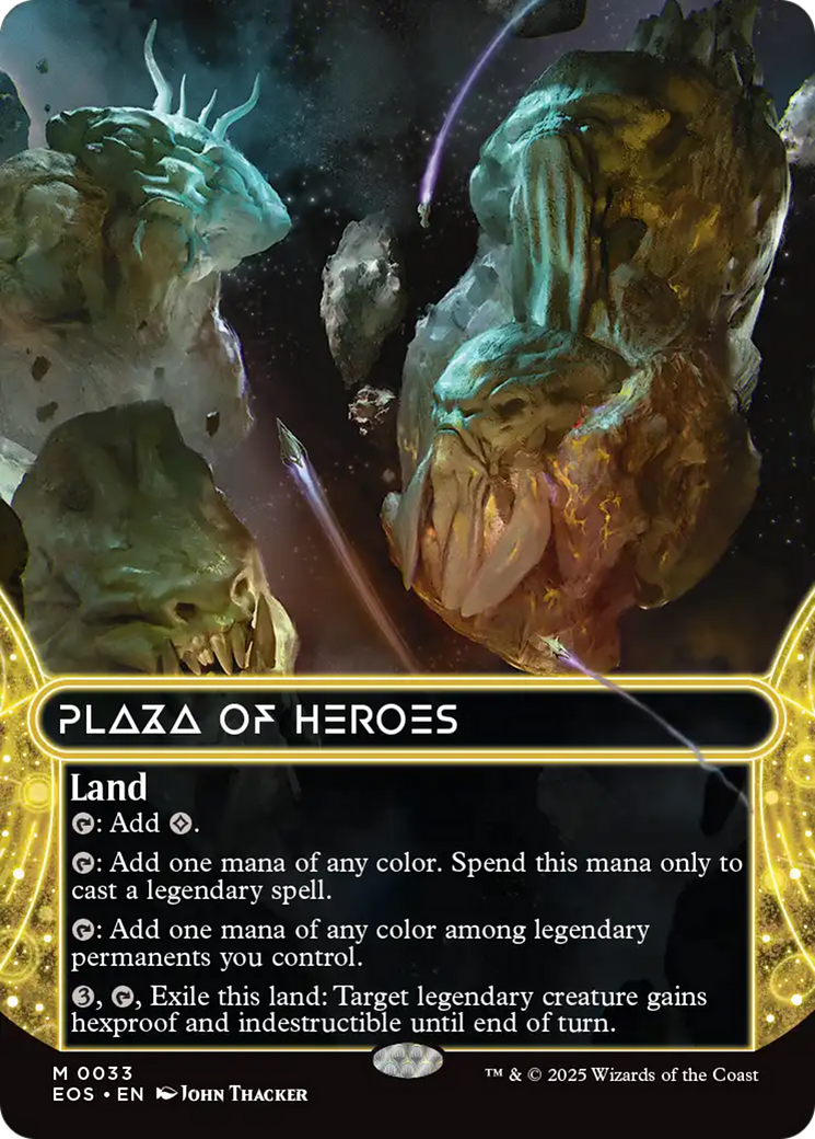 Plaza of Heroes (0033) (Borderless) [Edge of Eternities: Stellar Sights] | Lots Moore NSW