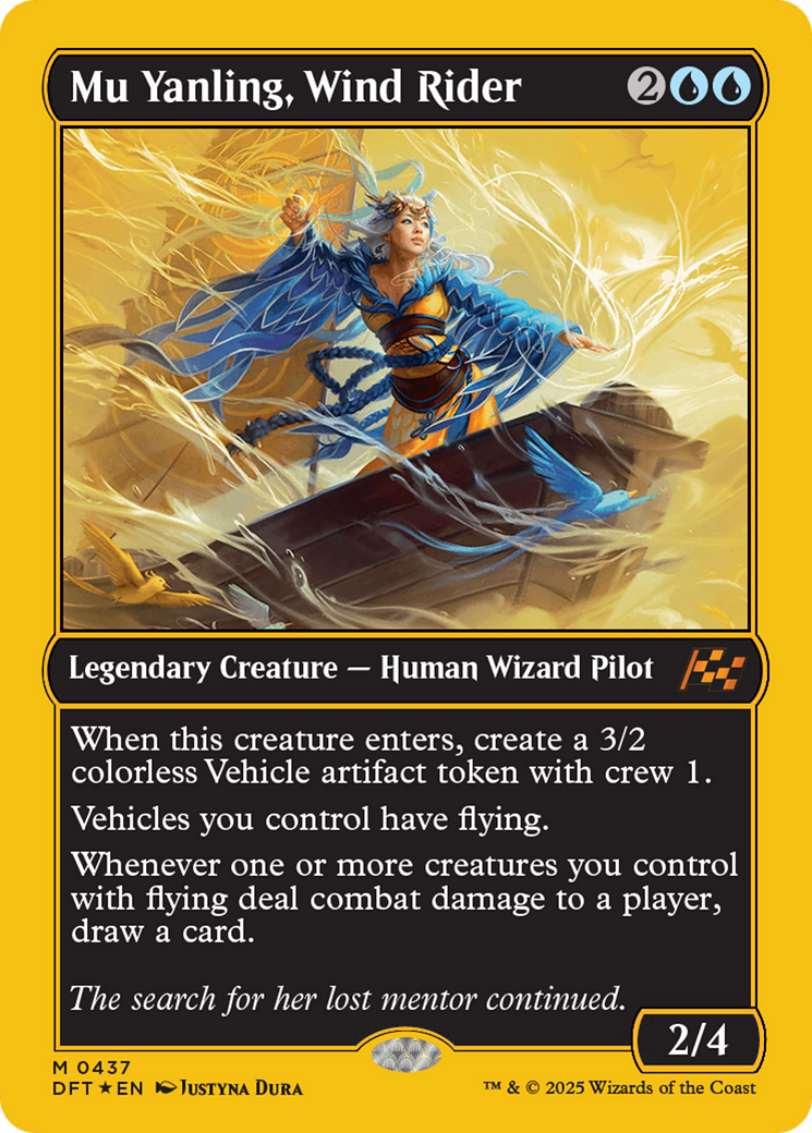 Mu Yanling, Wind Rider (First-Place Foil) [Aetherdrift] | Lots Moore NSW