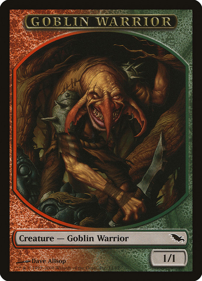 Goblin Warrior Token [Shadowmoor Tokens] | Lots Moore NSW