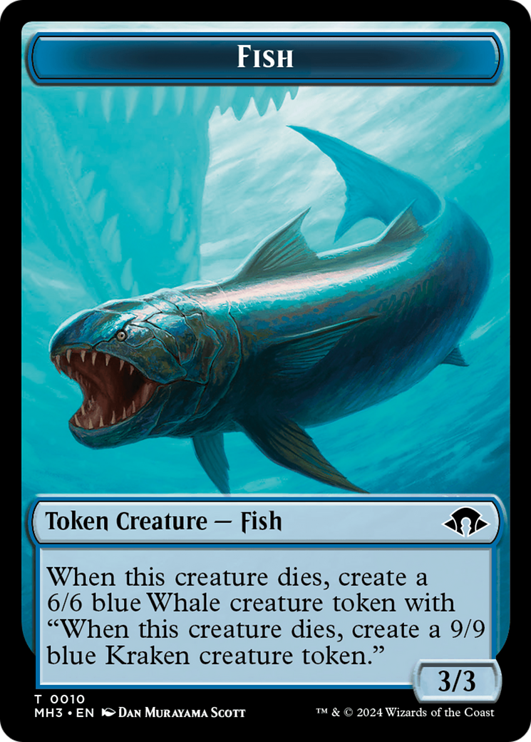 Servo // Fish Double-Sided Token [Modern Horizons 3 Tokens] | Lots Moore NSW