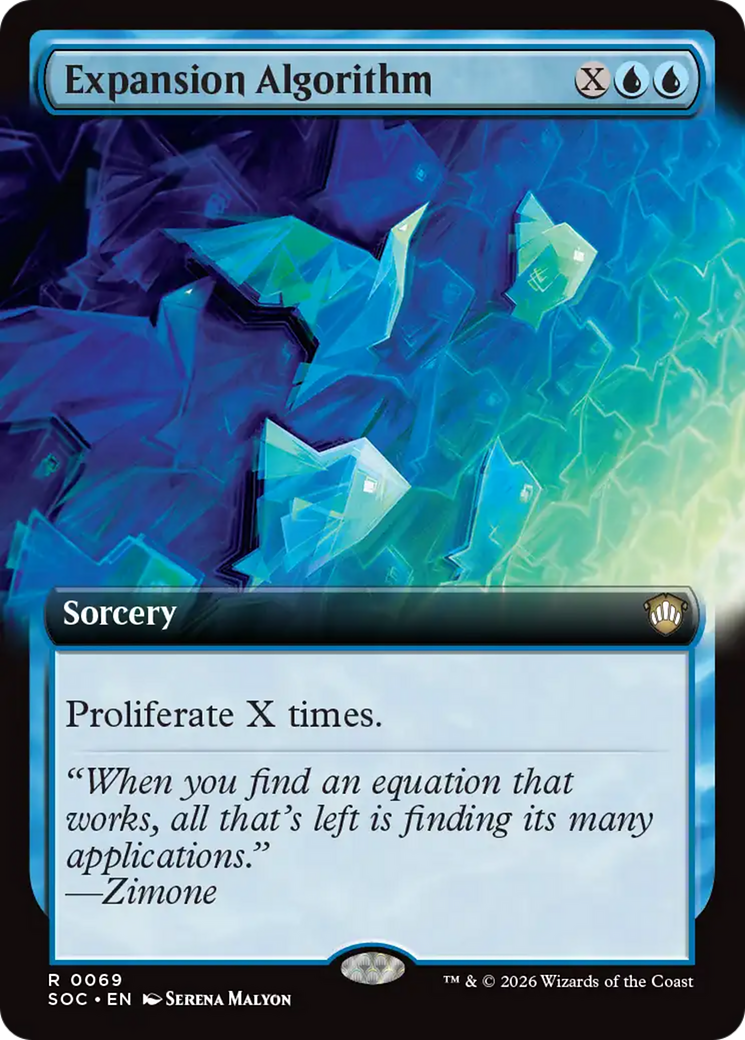 Expansion Algorithm (Extended Art) [Secrets of Strixhaven Commander] | Lots Moore NSW