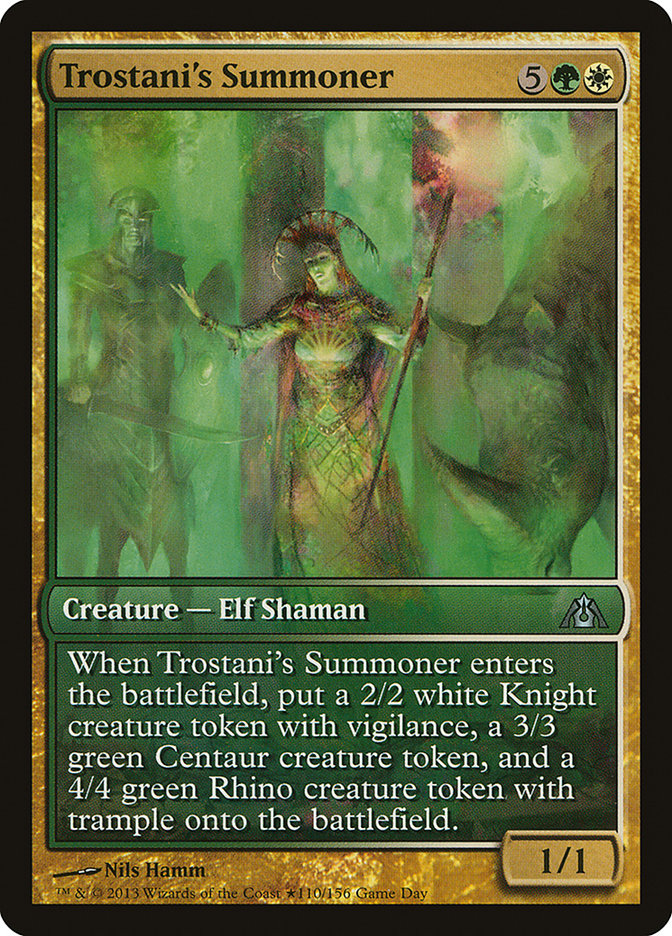 Trostani's Summoner (Game Day) [Dragon's Maze Promos] | Lots Moore NSW