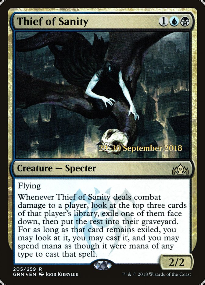 Thief of Sanity [Guilds of Ravnica Prerelease Promos] | Lots Moore NSW