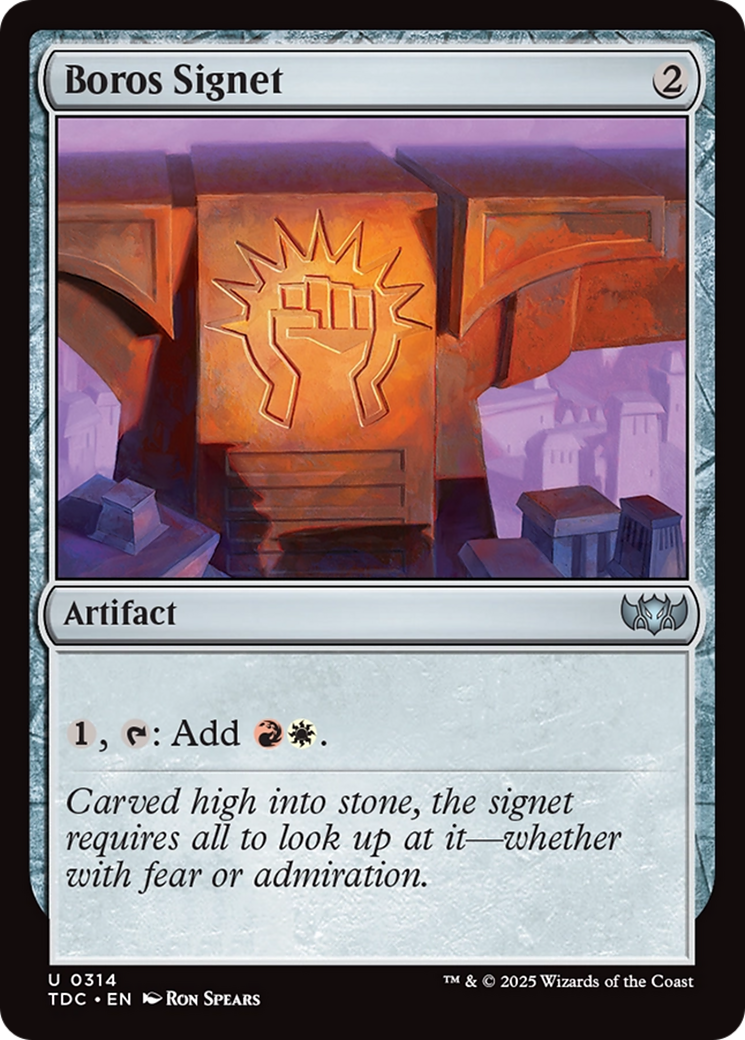 Boros Signet [Tarkir: Dragonstorm Commander] | Lots Moore NSW