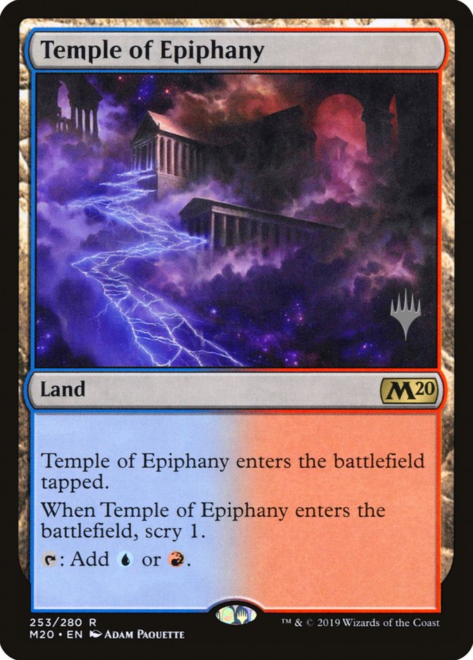Temple of Epiphany (Promo Pack) [Core Set 2020 Promos] | Lots Moore NSW
