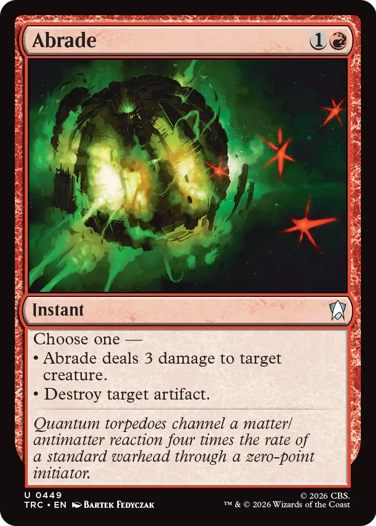 Abrade (Surge Foil) [Star Trek Commander] | Lots Moore NSW
