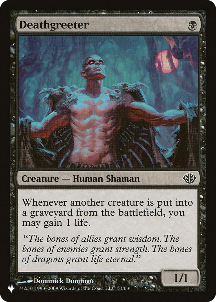 Deathgreeter [The List] | Lots Moore NSW