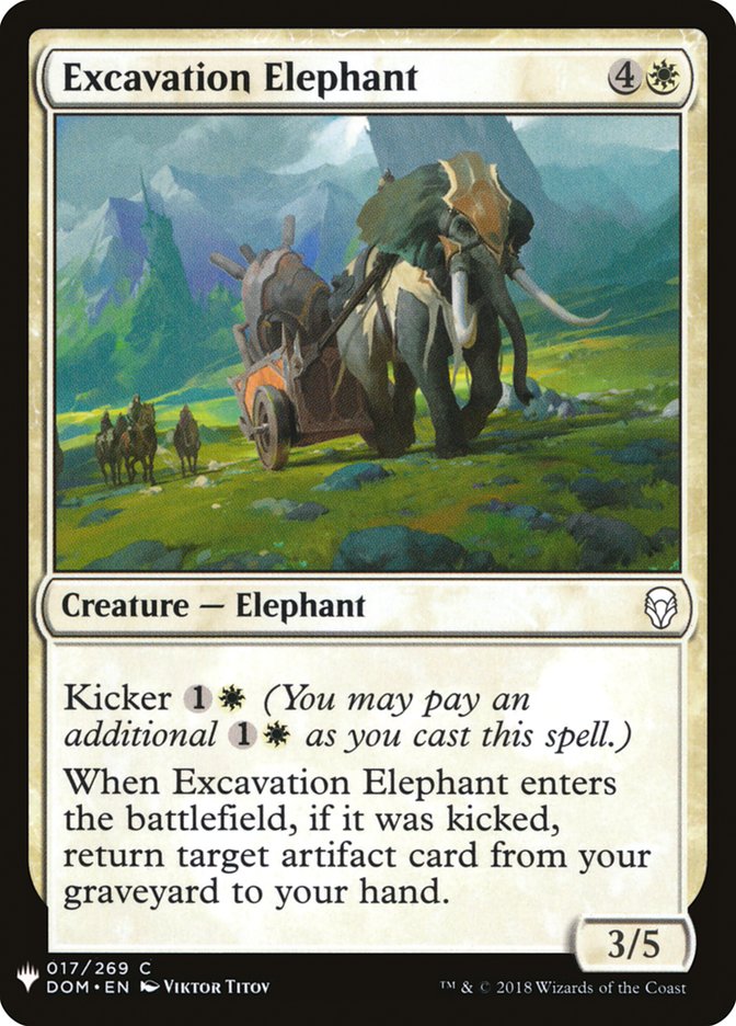 Excavation Elephant [Mystery Booster] | Lots Moore NSW