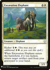 Excavation Elephant [Mystery Booster] | Lots Moore NSW