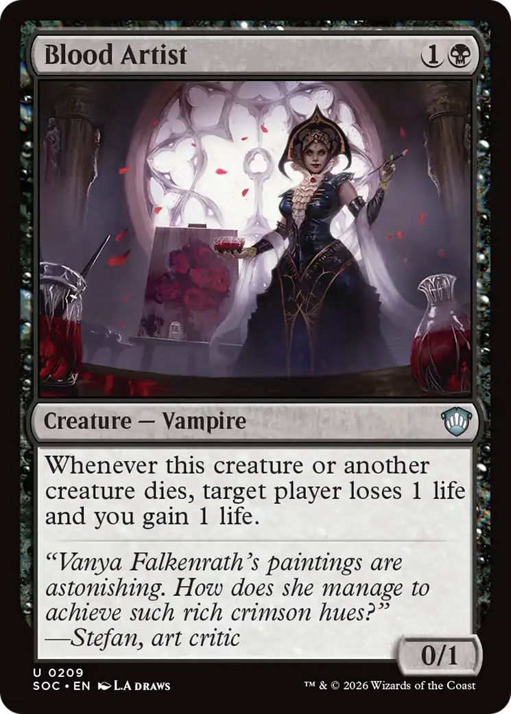 Blood Artist [Secrets of Strixhaven Commander] | Lots Moore NSW
