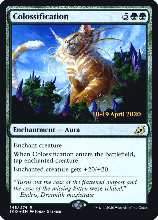 Colossification [Ikoria: Lair of Behemoths Prerelease Promos] | Lots Moore NSW