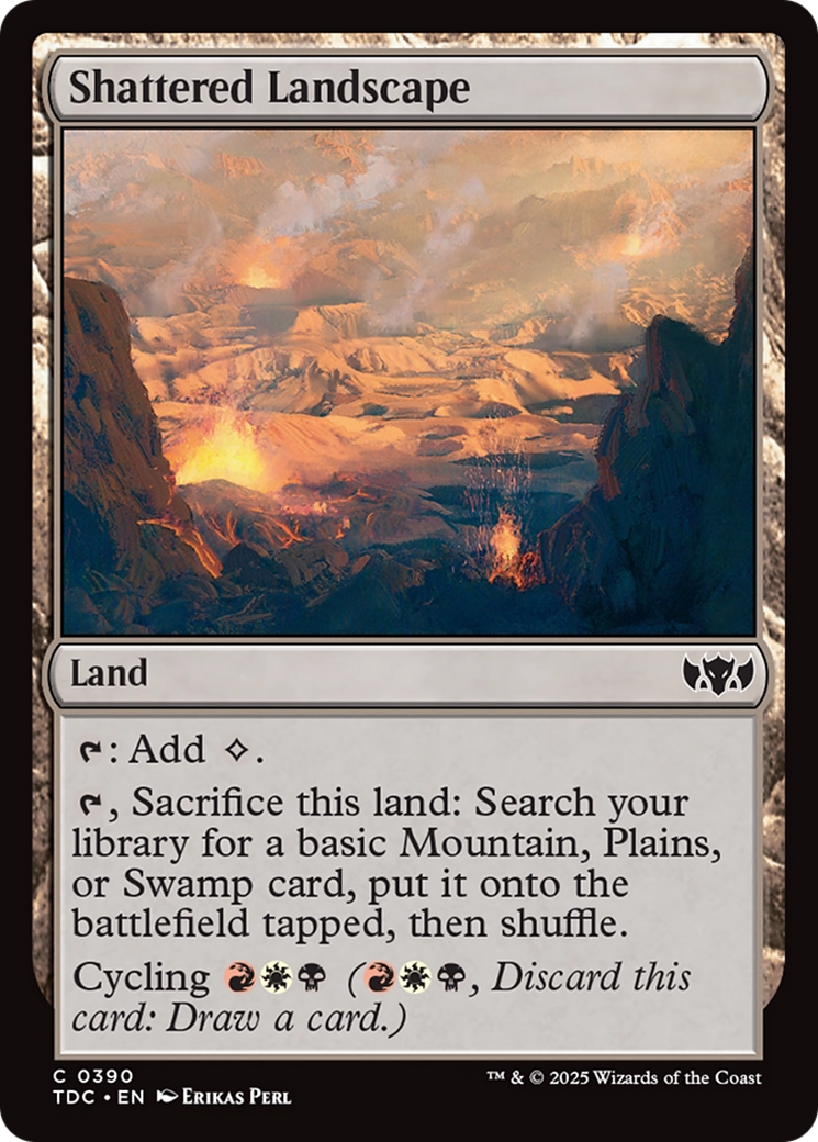 Shattered Landscape [Tarkir: Dragonstorm Commander] | Lots Moore NSW