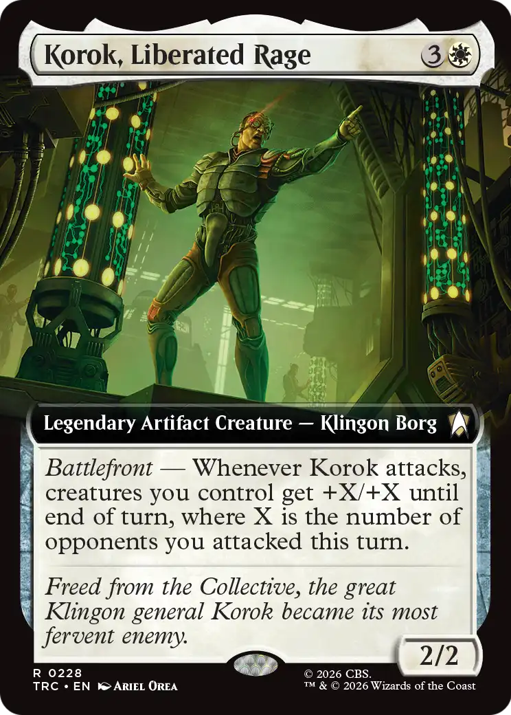 Korok, Liberated Rage (Extended Art) [Star Trek Commander] | Lots Moore NSW