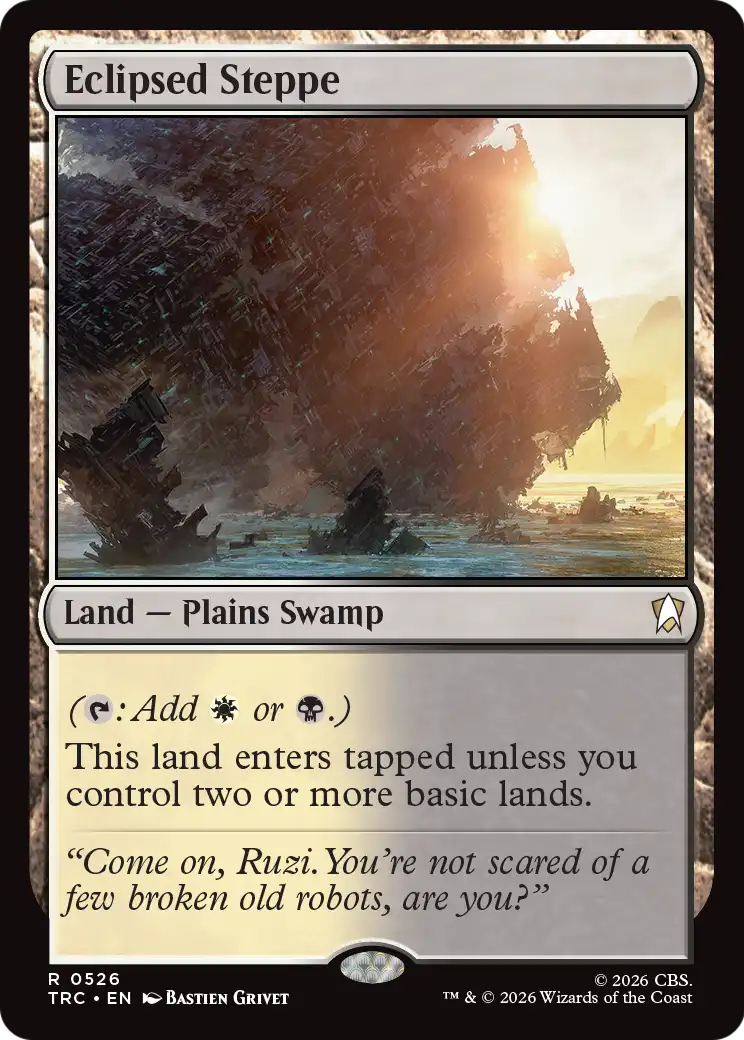 Eclipsed Steppe (Surge Foil) [Star Trek Commander] | Lots Moore NSW