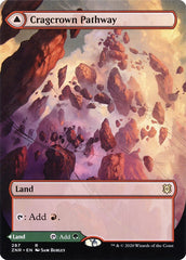 Cragcrown Pathway // Timbercrown Pathway (Borderless Alternate Art) [Zendikar Rising] | Lots Moore NSW