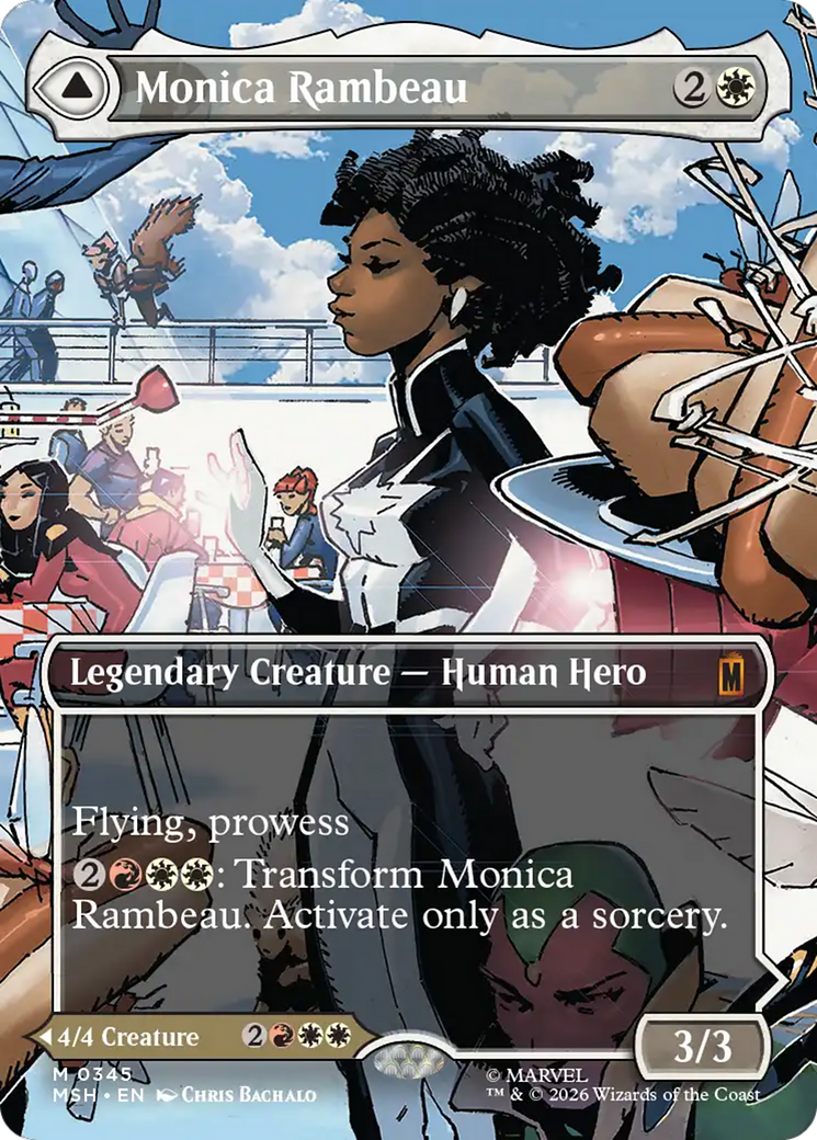 Monica Rambeau (Borderless) (0345) [Marvel Super Heroes] | Lots Moore NSW