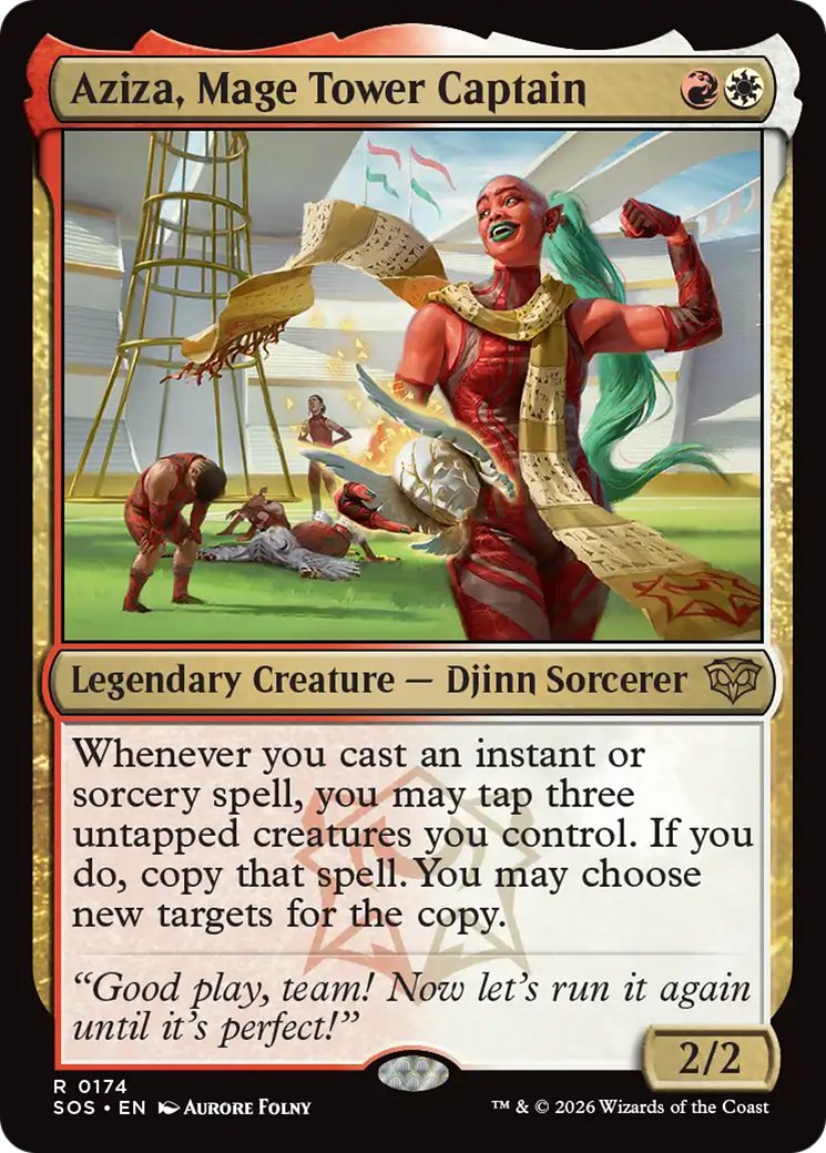 Aziza, Mage Tower Captain [Secrets of Strixhaven] | Lots Moore NSW