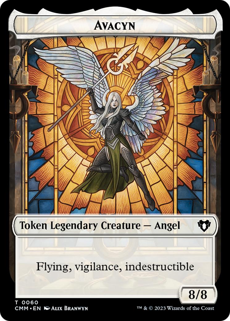 Copy (54) // Avacyn Double-Sided Token [Commander Masters Tokens] | Lots Moore NSW