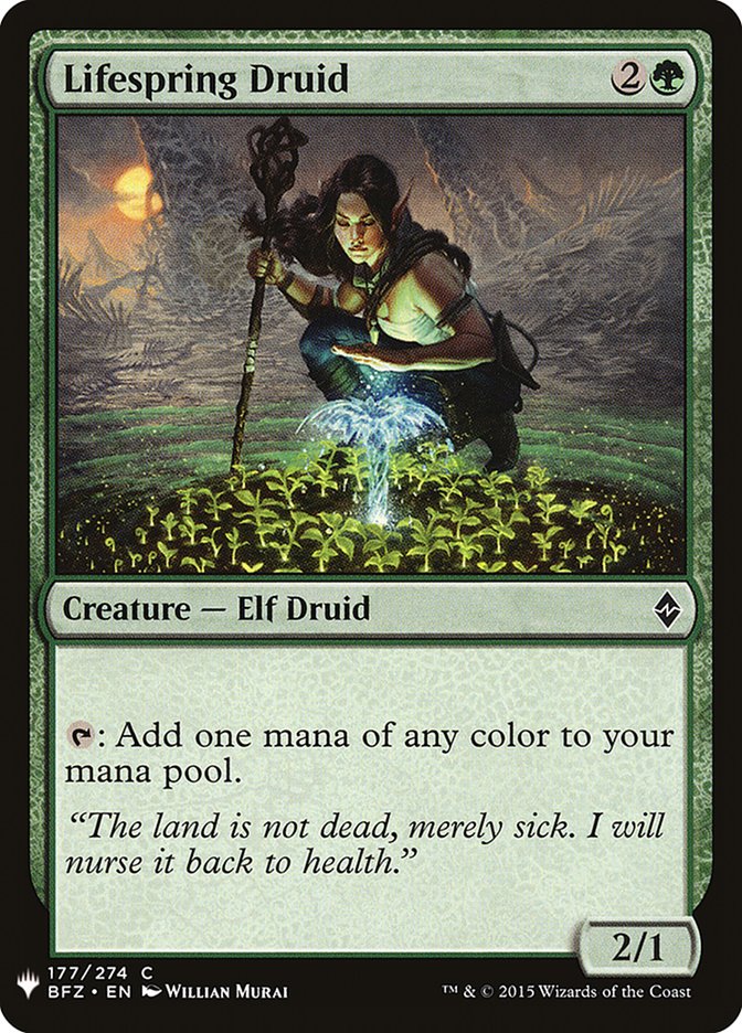 Lifespring Druid [Mystery Booster] | Lots Moore NSW