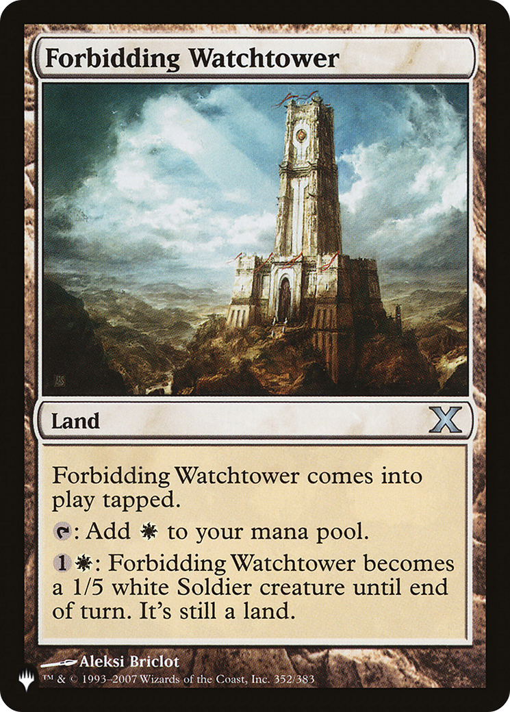 Forbidding Watchtower [The List] | Lots Moore NSW