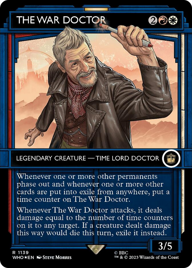 The War Doctor (Showcase) (Surge Foil) [Doctor Who] | Lots Moore NSW