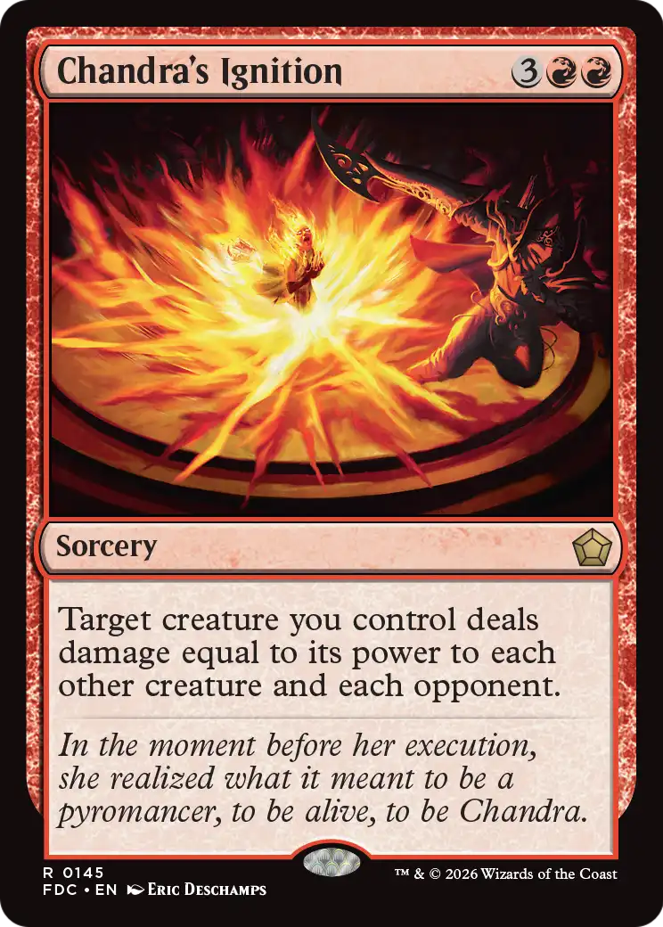 Chandra's Ignition [Foundations Commander] | Lots Moore NSW