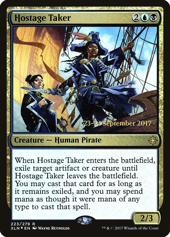 Hostage Taker [Ixalan Prerelease Promos] | Lots Moore NSW