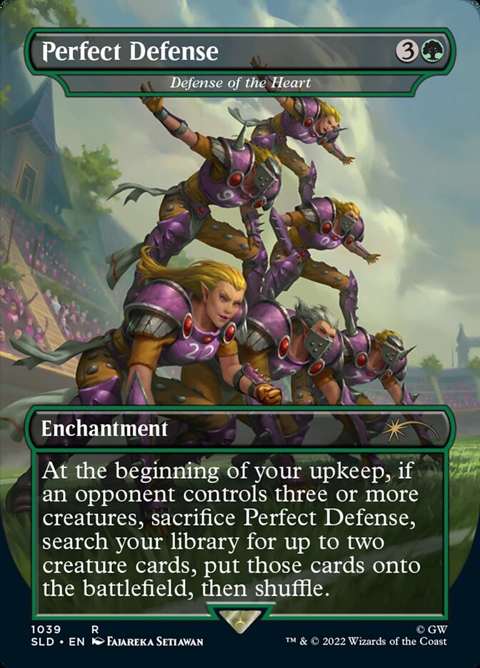 Perfect Defense - Defense of the Heart (Borderless) [Secret Lair Drop Series] | Lots Moore NSW