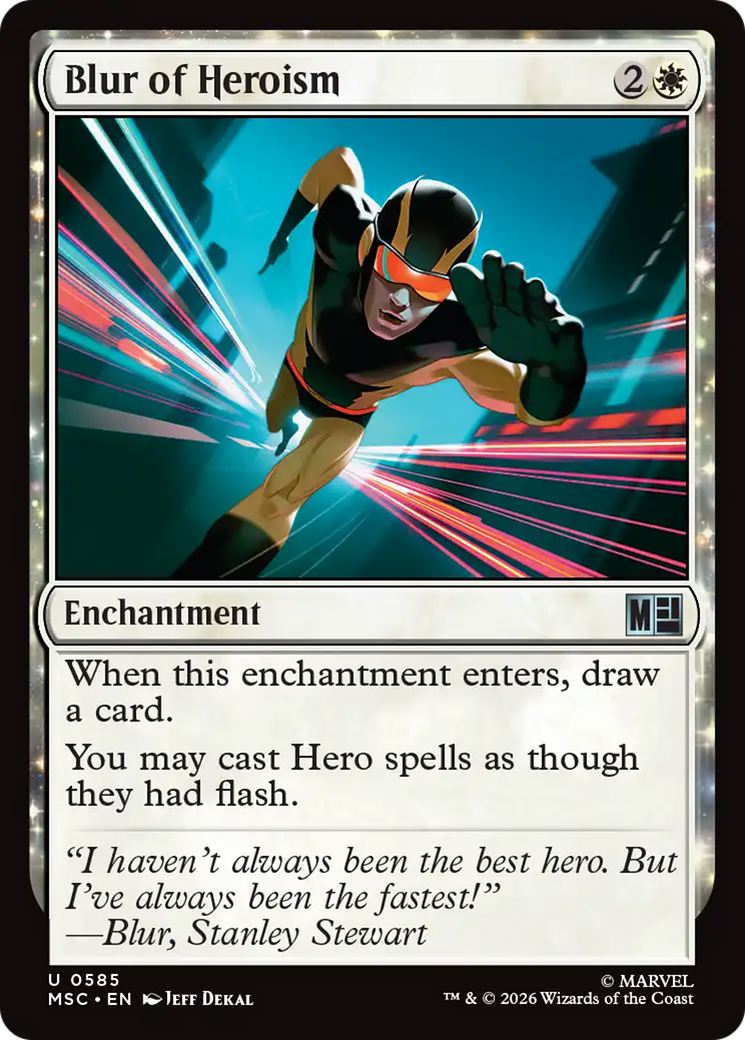 Blur of Heroism [Marvel Super Heroes Commander] | Lots Moore NSW